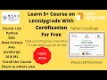 Learn 5 Free Letsupgrade Online Live Lecture Course With Certification