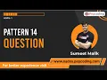 Pattern-14 Question Java Foundation Course