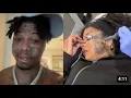 Blueface Responds To Chrisean Removing His Face Tattoo Gets His Name Tatted On Hers