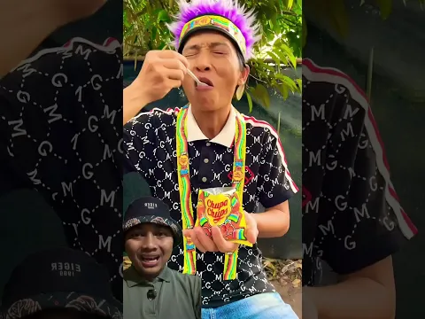 Makan permen rainbow😱😍