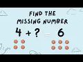 Find the Missing Numbers Addition For Kids Class 1 Maths