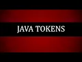 JAVA TOKENS KEYWORDS IDENTIFIERS LITERALS SEPARATORS FOR CLASS 9 ICSE FOR BEGINNERS