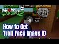NEW Troll Face ID - How to Get Troll Face Image ID in Grow a Garden 2 Picture Frame