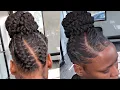 Goddess Braid Updo Bun Short Clip