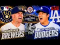 Los Angeles Dodgers vs Milwaukee Brewers LIVE MLB Watch Party Play-by-Play Reactions
