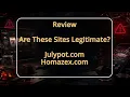 Julypot and Homazex Casino Scams - What They Are Why They re Dangerous and How to Avoid Them