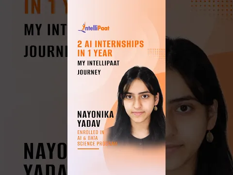 How I Built AI Skills Alongside My BTech | Intellipaat Student Success Story #shorts