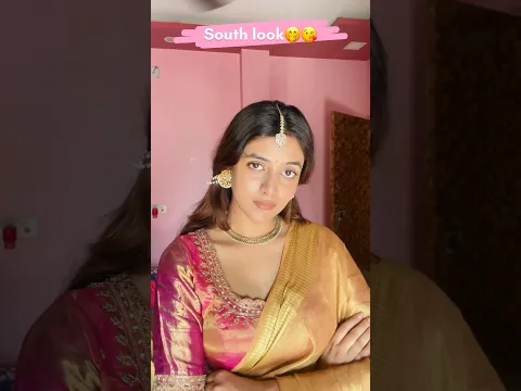 Creating south look 😘#grwm #southlook #ytshorts #makeup #youtubeshorts #grwmoutfit
