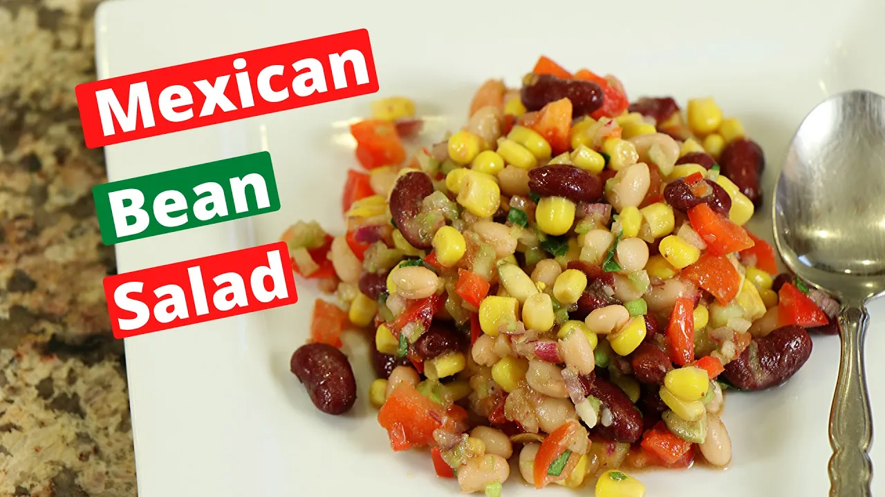 Mexican Bean Salad Sweetened With Date Paste   Rockin Robin Cooks