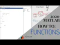 How to Define and Work With Functions in MATLAB 2020