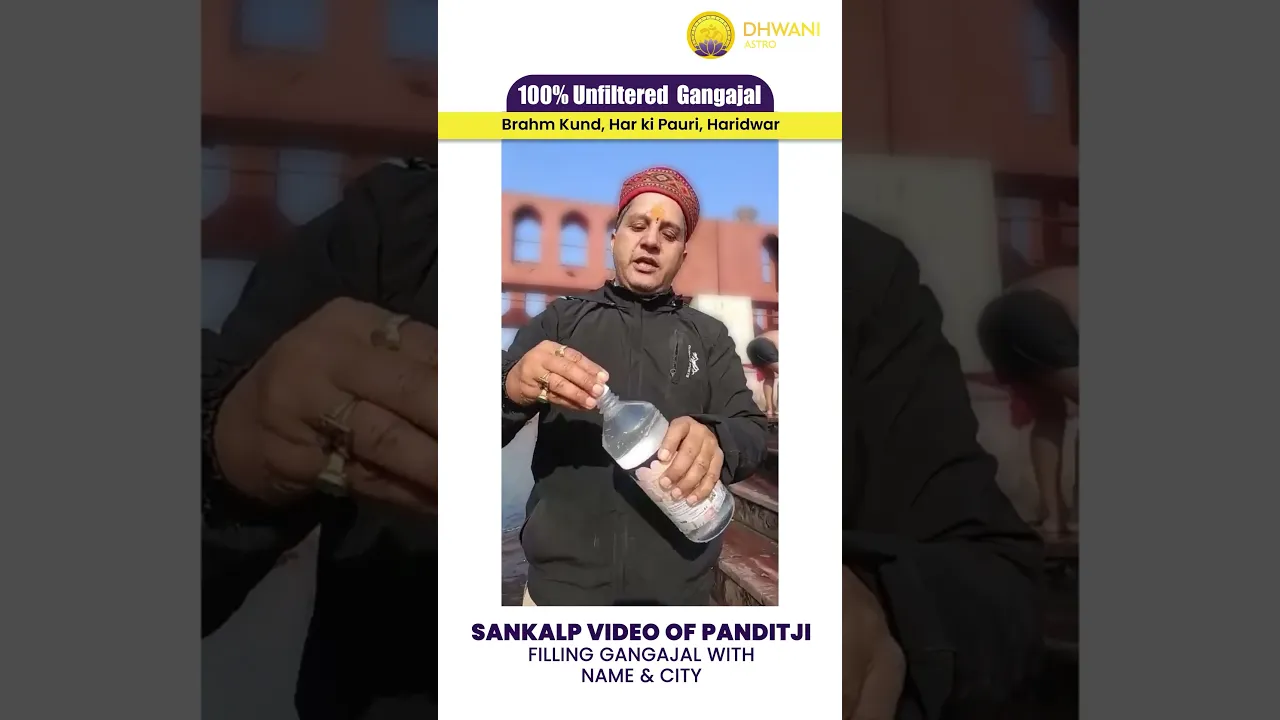 Unfiltered Gangajal (Har Ki Pauri )- Filled LIVE for You with Personal Video & Mantras