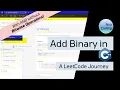 Add Binary in C - A LeetCode Journey