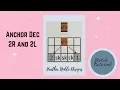 Anchor Dec 2R and 2L-stitch tutorial