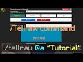 Tellraw command tutorial Minecraft how-to Mules Gaming