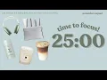 2-HOUR STUDY WITH ME POMODORO chill lofi jazz music for studying focus ad
