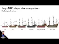Lego pirates MOC All my ships size comparison