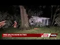 Tree splits Valley Station home in two