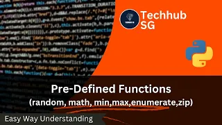 Python Pre-defined Function Explained Day 8 - Python for Beginners