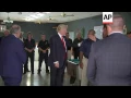 Trump Meets Akron Officers Before Speech