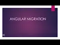 Angular Migration