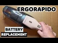 ErgoRapido battery replacement