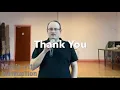 Download Lagu BEGINNER LINE DANCE LESSON 64 - Thank You - Part 2 - Music with verbal instruction