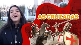TUDO QUE VOCÊ PRECISA SABER SOBRE AS CRUZADAS - GRAVADO EM CONSTANTINOPLA! (Débora Aladim)