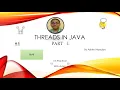 Threads in Java Part 1 Bengali