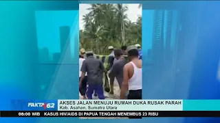 Akses Jalan Tak Memadai, Warga Tandu Jenazah