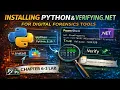 Installing Python Verifying NET for Digital Forensics Tools PowerShell Setup Lab