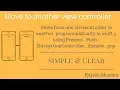 move from one viewcontroller to another in swift 3