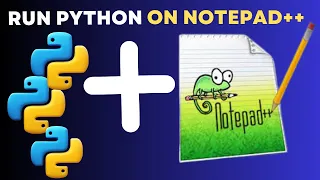 WRITE and RUN Python Program On Notepad WITH Command Line