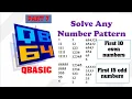 Number Pattern Printing Program in QBasic Make Easy