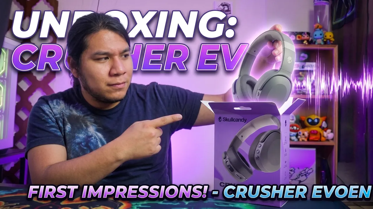 ¿REALMENTE HACEN VIBRAR TU CABEZA? 🎧 Unboxing Skullcandy Crusher EVO