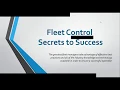Fleet University Fleet Control Secrets to Success Webinar