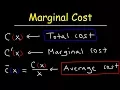 Marginal Cost and Average Total Cost