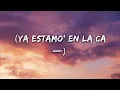 Bad Bunny & Los Pleneros de La Cresta - Cafe Con Ron (Lyrics)