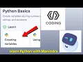 Learning Python in Mimo Creating variables in Python Ep 1