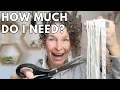 EASIEST way to CALCULATE MACRAME cord lengths