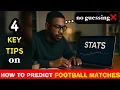 How to Predict Football Matches Using Stats No 2 Will Shock You Ignore the Odds