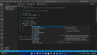 Reverse an Array Without Built-in Functions Software Engineer Interview Prep