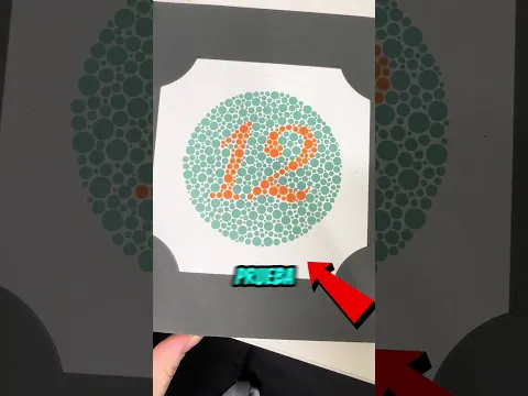 Asi SABRAS si eres DALTÓNICO😲