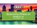 Modernizing Winston for Node js v4