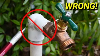 PVC BEST TIP Never Do This Connection Few Know About It 