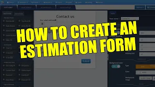 Creating an Efficient Estimation Form with ZIGAFORM A Step-by-Step Guide