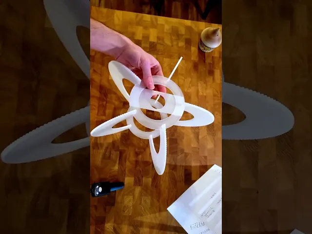 Mid Century Modern Artistic Lamp Shade  video thumbnail