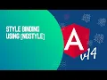 style binding in angular ngStyle in angular