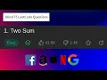 Array Two Sum JAVA LeetCode 1 Blind 75 LeetCode Questions