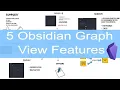 5 features of Obsidian Graph View and how I use them