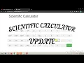 Scientific Calculator Project UPDATED HTML JS Bootstrap